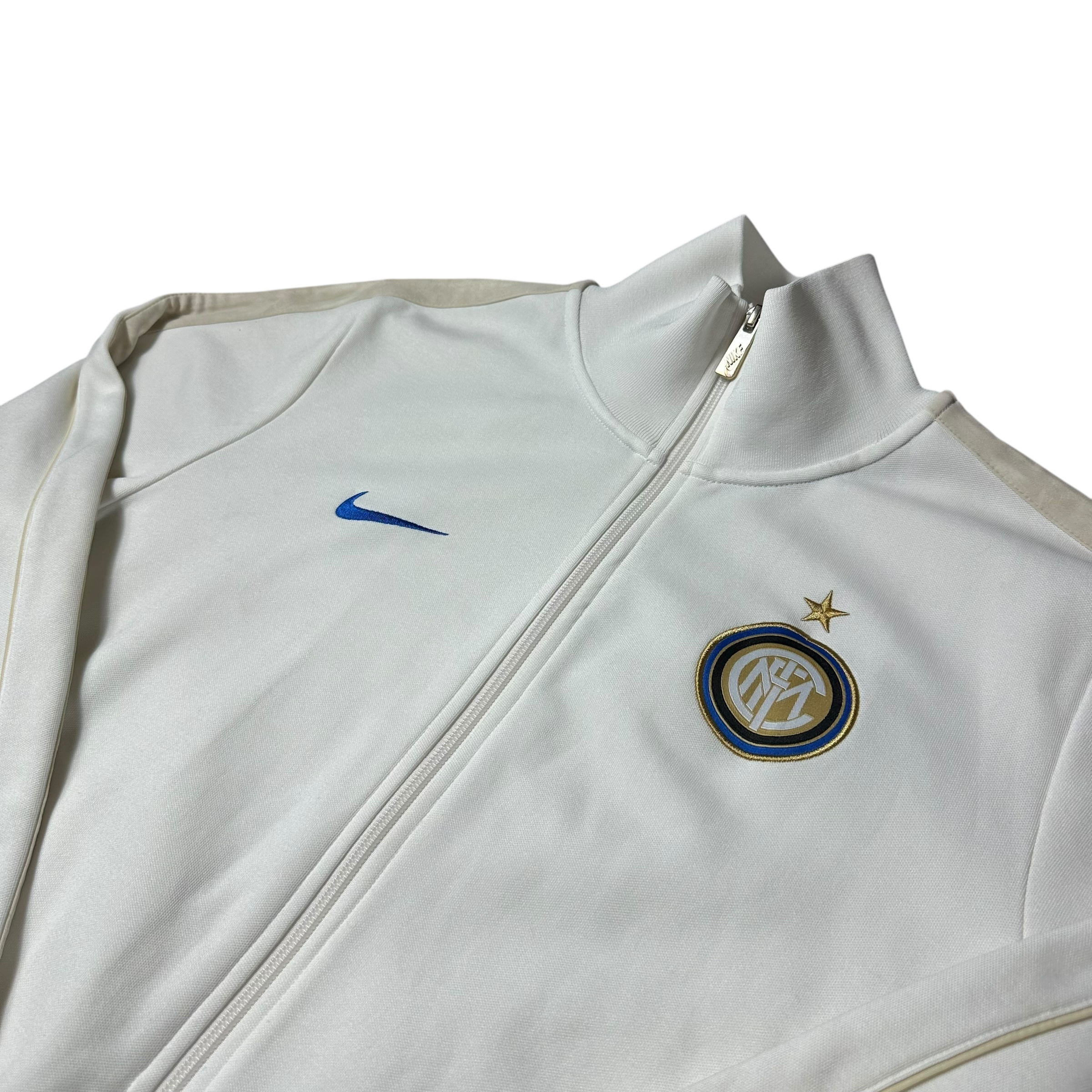 Inter Milan White Track Sweatshirt - obrazek 3