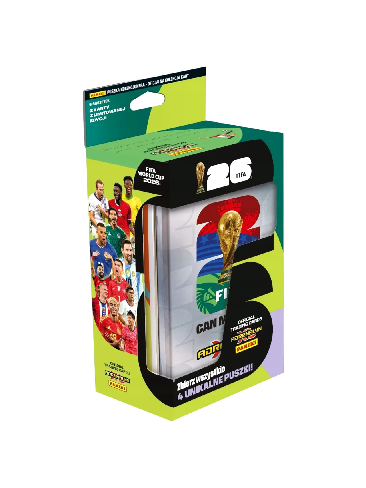 2026 Panini Fifa World Cup Adrenalyn XL Puszka kolekcjonerska