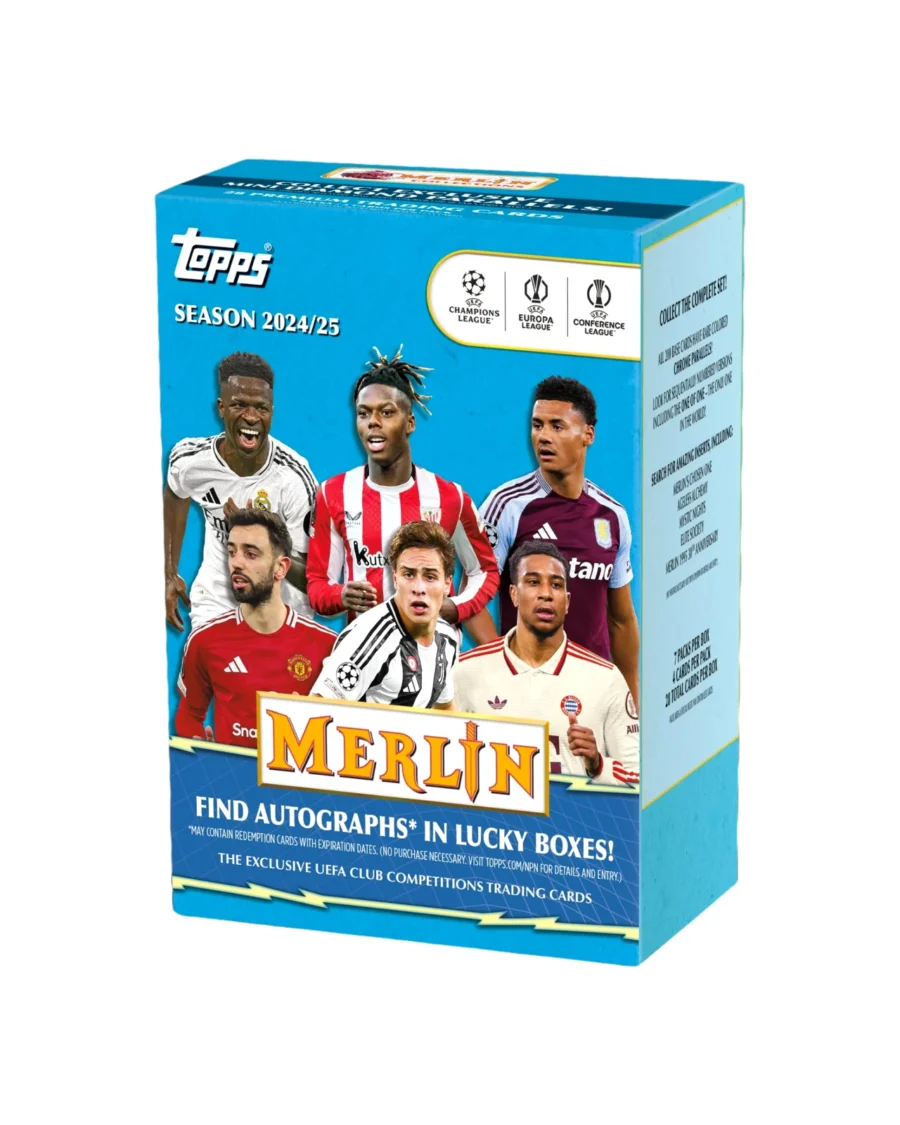 2024/25 Topps Merlin UEFA Club Competitions 7-Pack Value Box