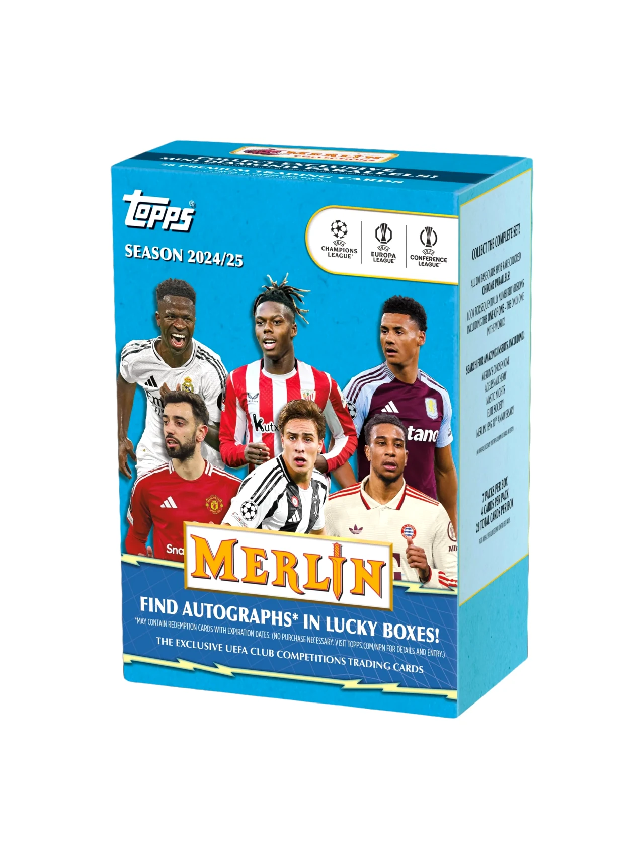 2024/25 Topps Merlin UEFA Club Competitions 7-Pack Value Box