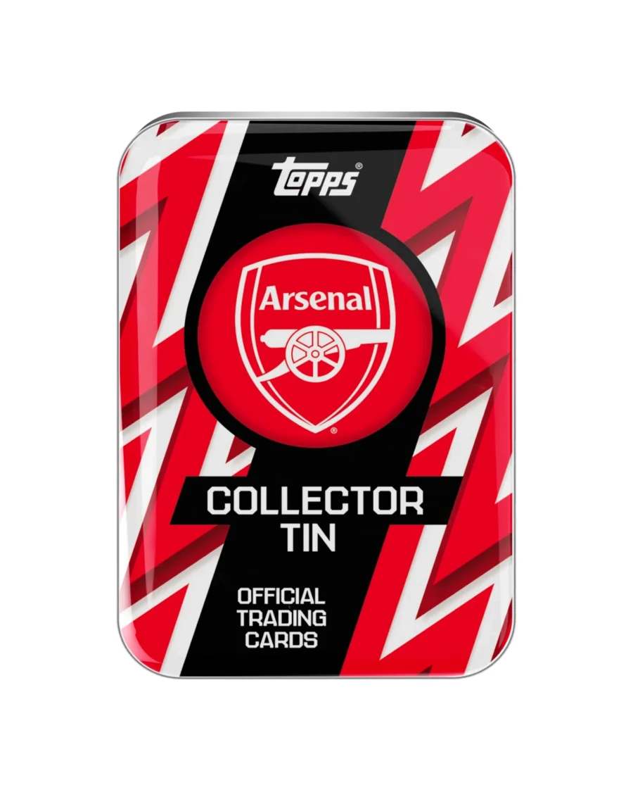 2025/26 Topps Arsenal FC Soccer Collector Tin