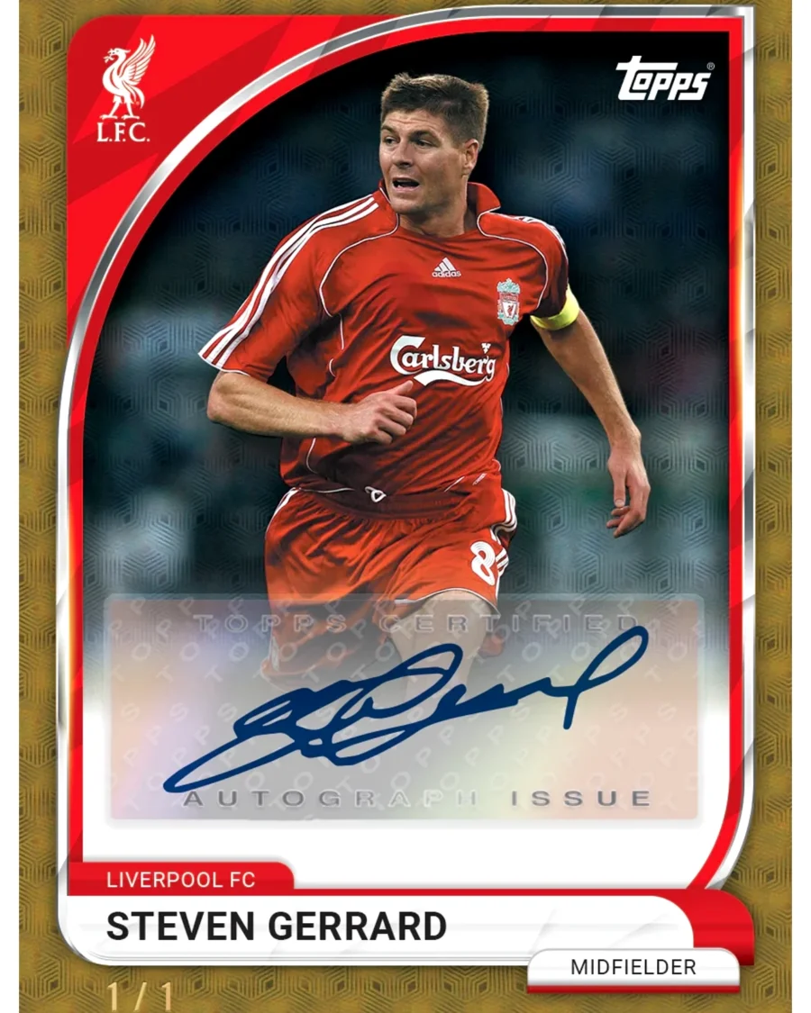 2025/26 Topps Liverpool Soccer Collector Tin