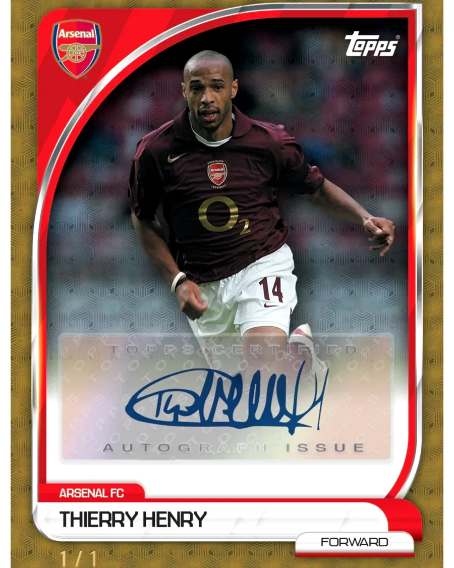 2025/26 Topps Arsenal FC Soccer Collector Tin