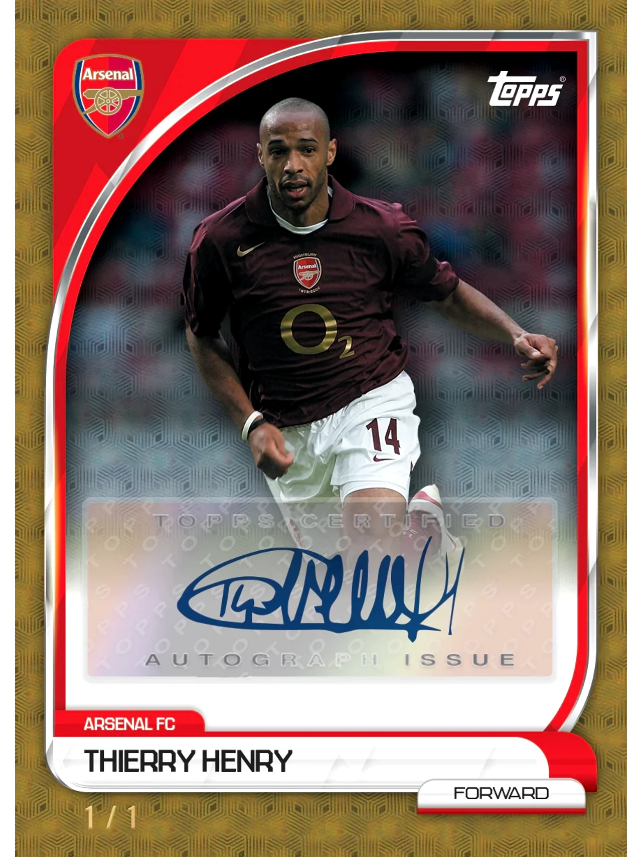 2025/26 Topps Arsenal FC Soccer Collector Tin