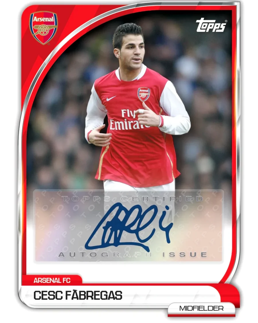 2025/26 Topps Arsenal FC Soccer Collector Tin