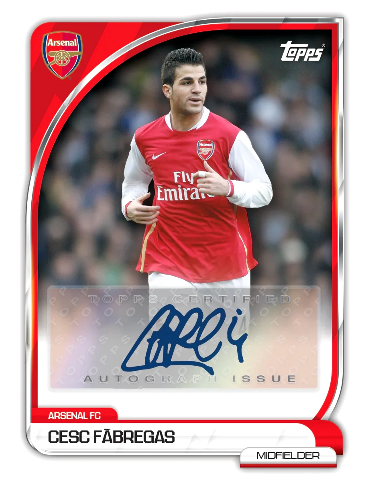 2025/26 Topps Arsenal FC Soccer Collector Tin