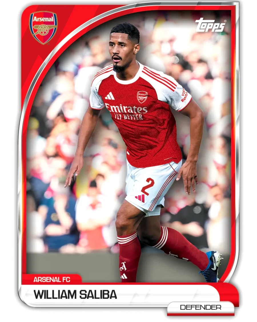 2025/26 Topps Arsenal FC Soccer Collector Tin