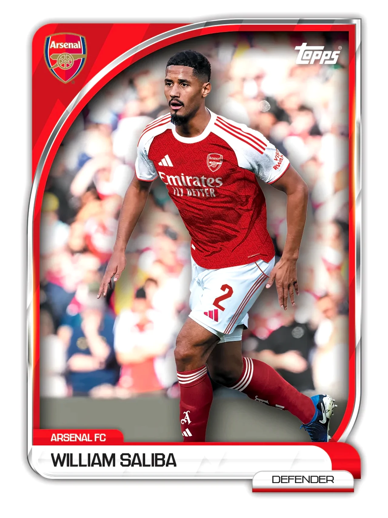 2025/26 Topps Arsenal FC Soccer Collector Tin