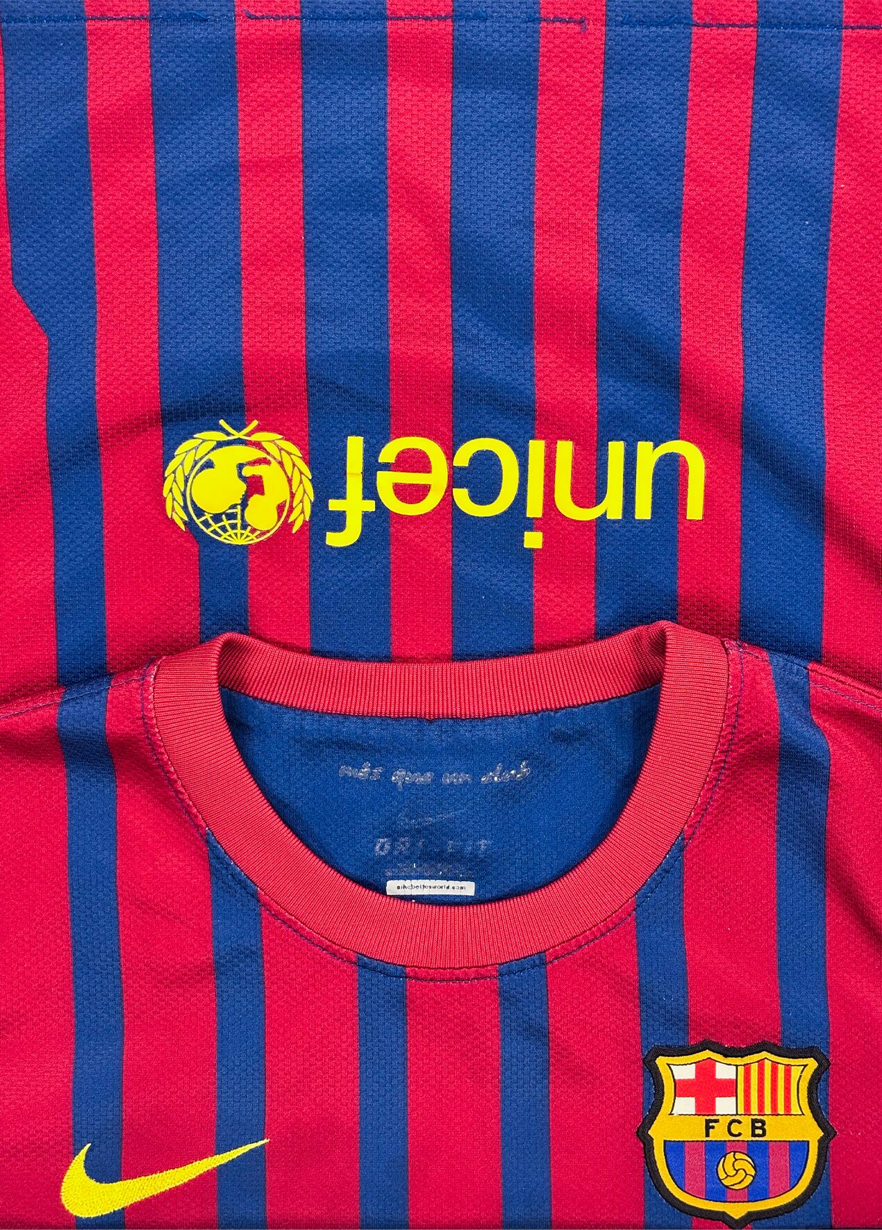 Barcelona 11/12 Home Junior