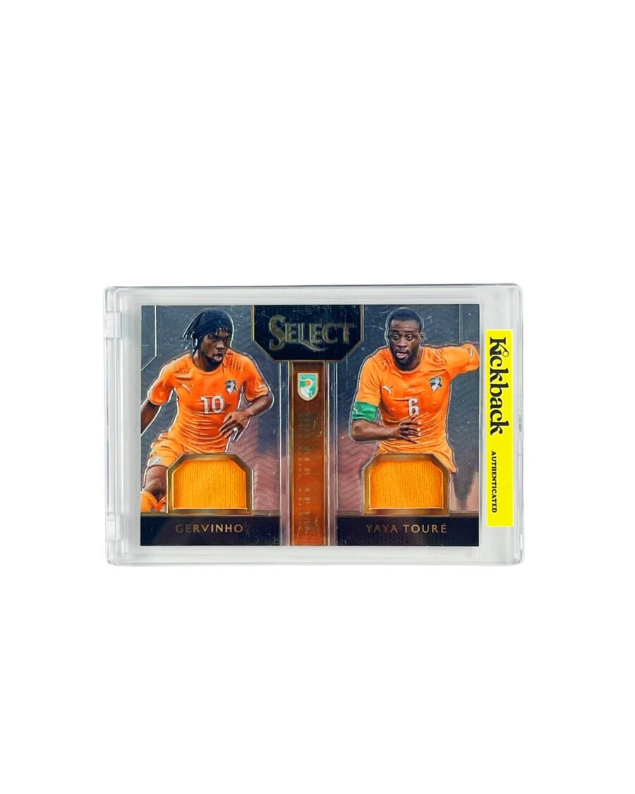 Panini Select Ivory Coast Gervinho & Yaya Toure Dual Patch Card