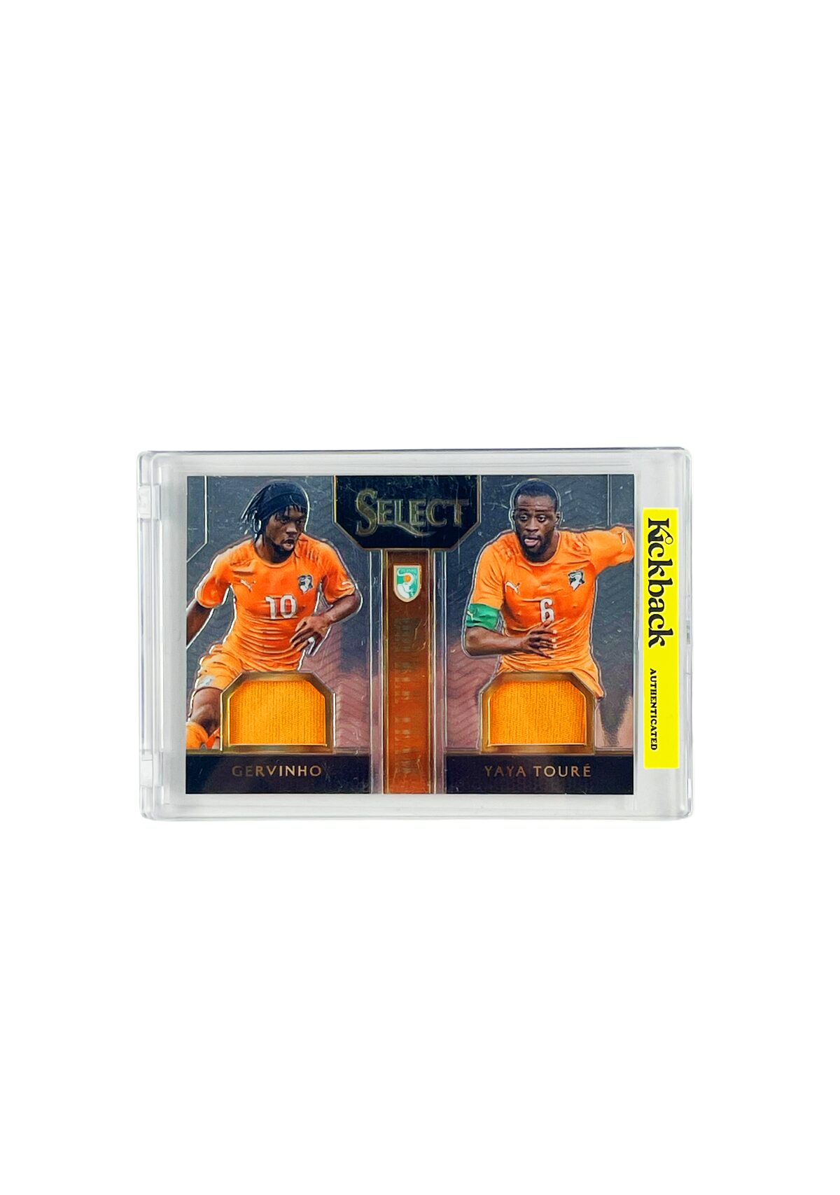 Panini Select Ivory Coast Gervinho & Yaya Toure Dual Patch Card