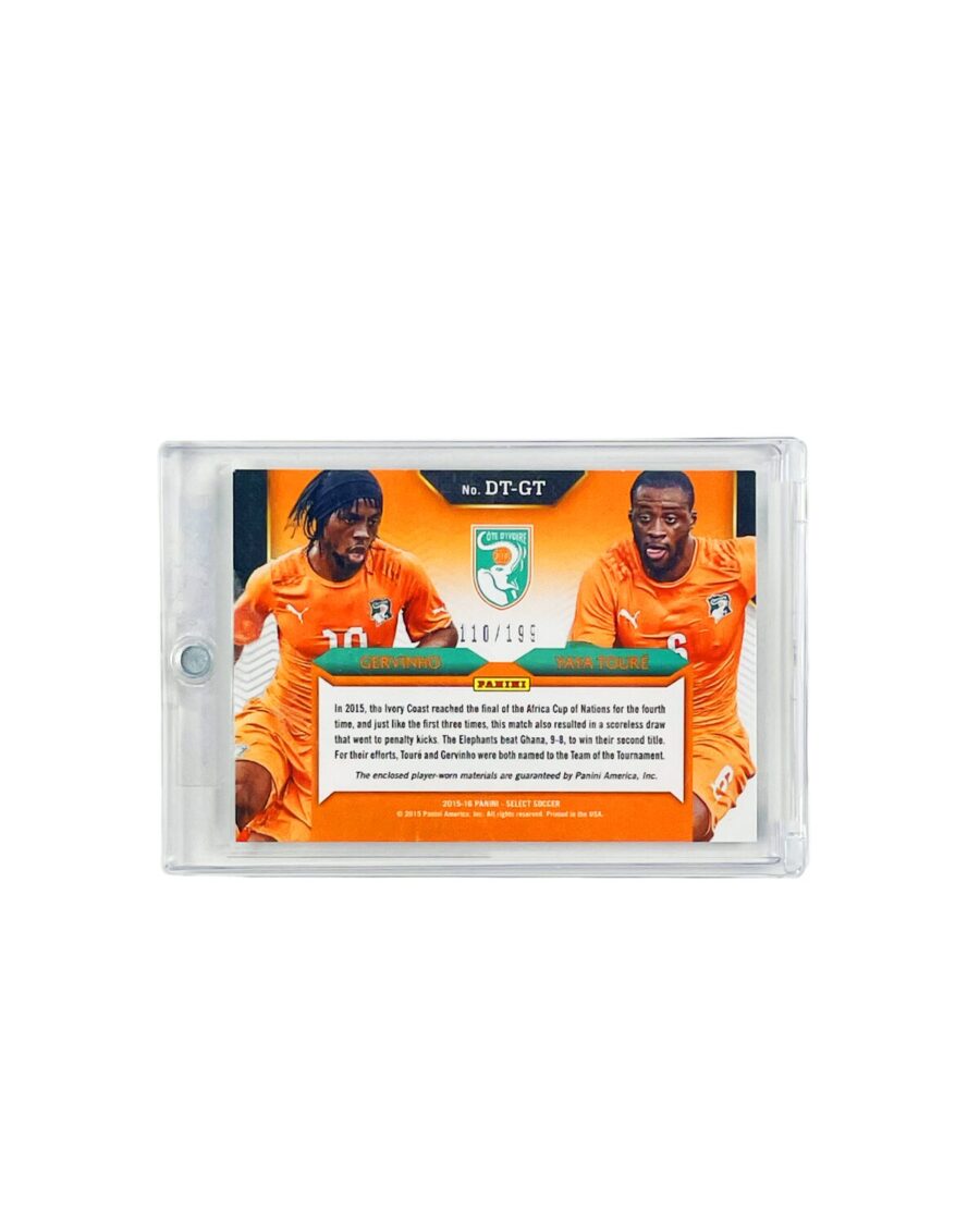 Panini Select Ivory Coast Gervinho & Yaya Toure Dual Patch Card