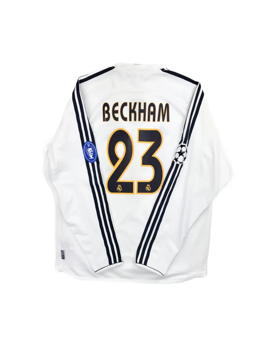 Real Madrid 03/04 Home Beckham L/S