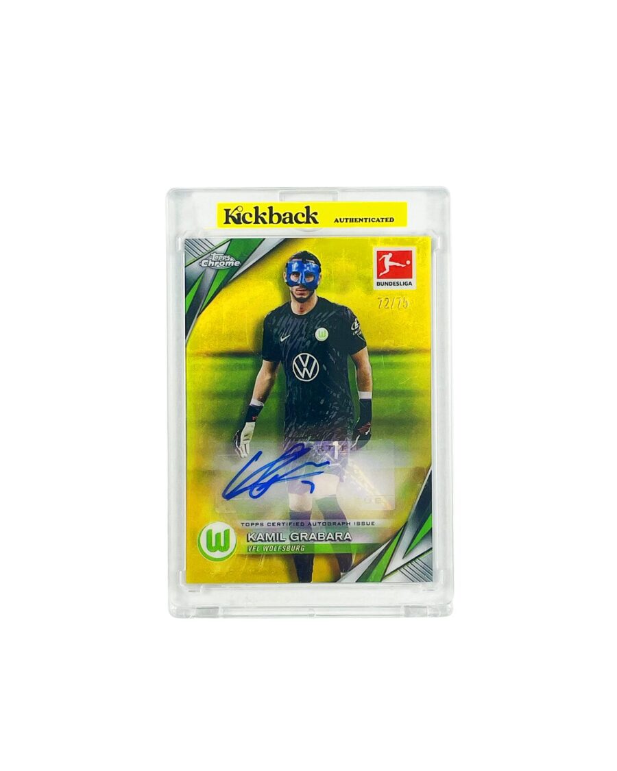 Topps Chrome Bundesliga VFL Wolfsburg Kamil Grabara Autograph Card 72/75