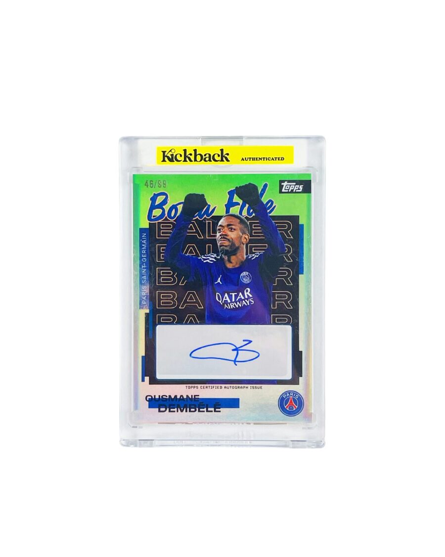 Topps PSG Team Set Ousmane Dembele Autograph Card 46/99