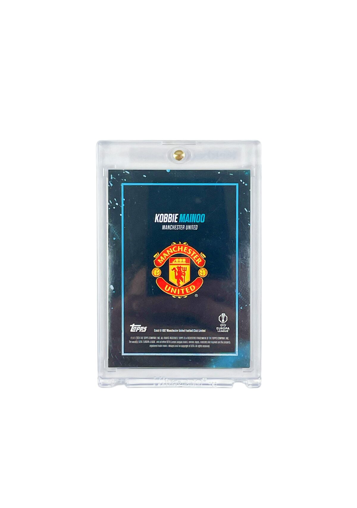 Topps Showtime UCC Manchester United Kobbie Mainoo Autograph Card 32/49