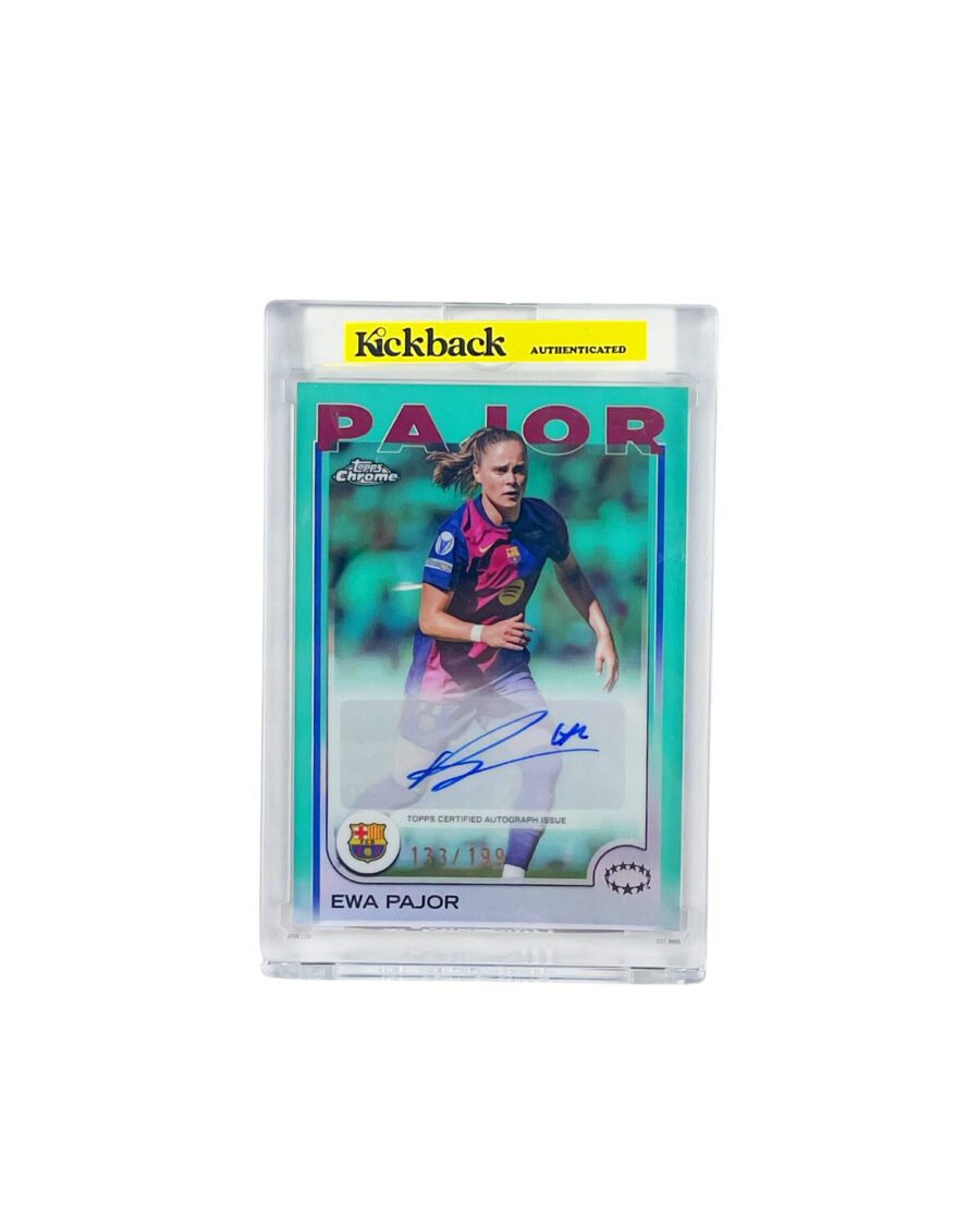 Topps Chrome UCC Women's FC Barcelona Ewa Pajor Autograph Card 133/199
