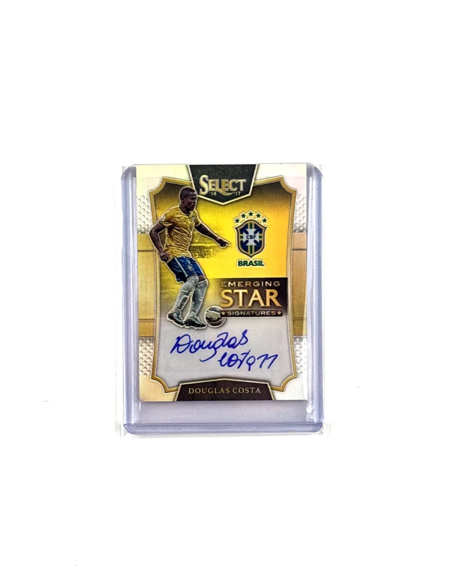 Panini Select Soccer 2016-17 Brazil Douglas Costa Autograph Card 90/199